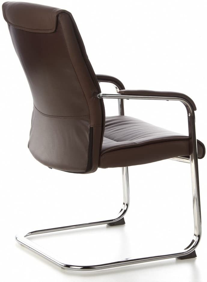 HJH Office chair 75x65x53 cm Brown Polyurethaan Confidente