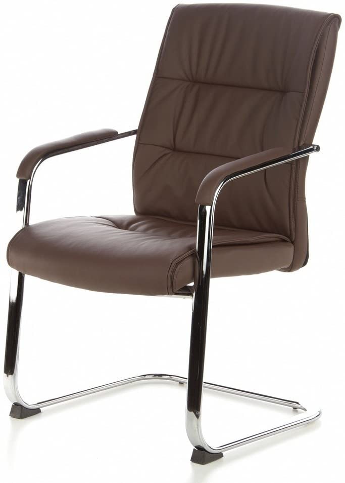 HJH Office chair 75x65x53 cm Brown Polyurethaan Confidente