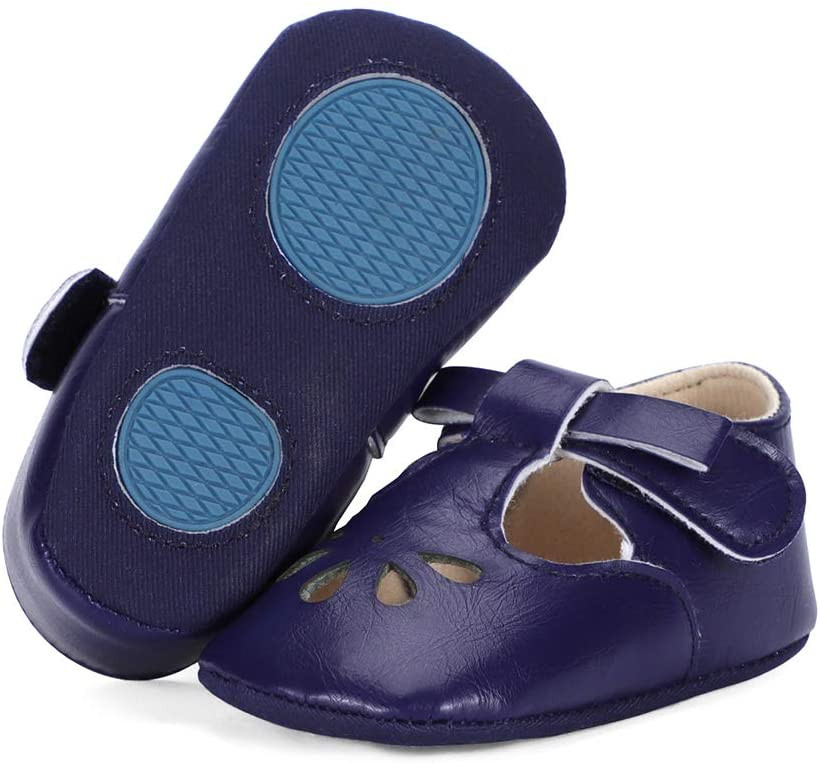 daar ben ik het mee eens Bliksem het winkelcentrum Navy blauw baby meisje schoenen eerste stappen 6-12 maanden pasgeboren baby  sandalen plat
