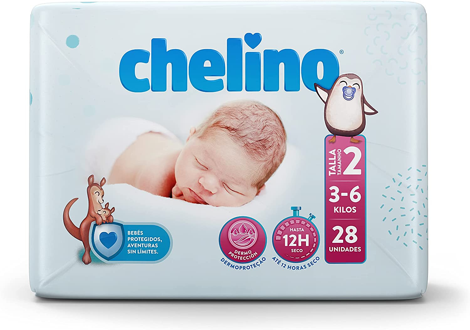 Chelino Newborn Luier, Maat 2 (3-6...
