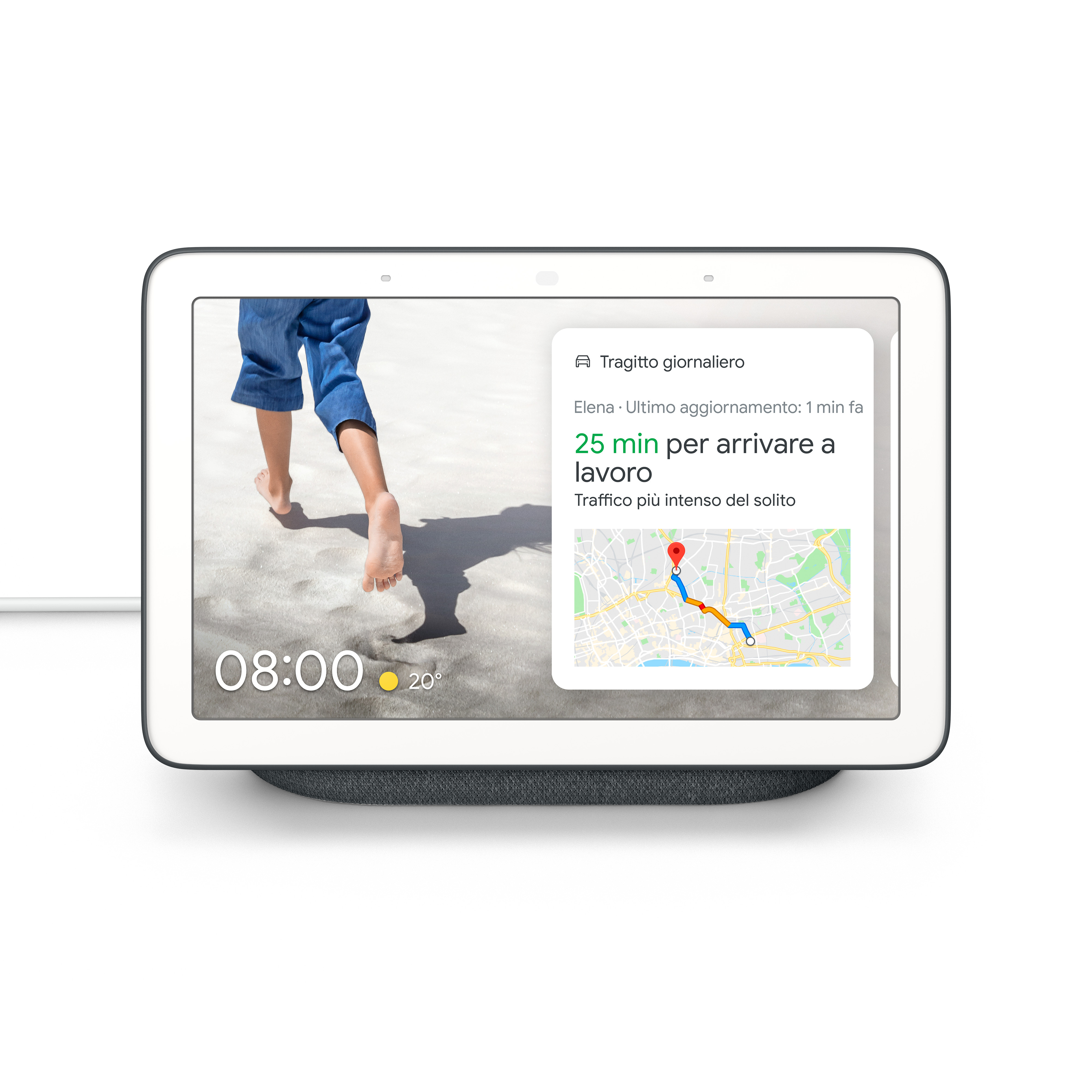 Google Nest HUB Carbon Smart Speaker & Assistent met Display Gereviseerd